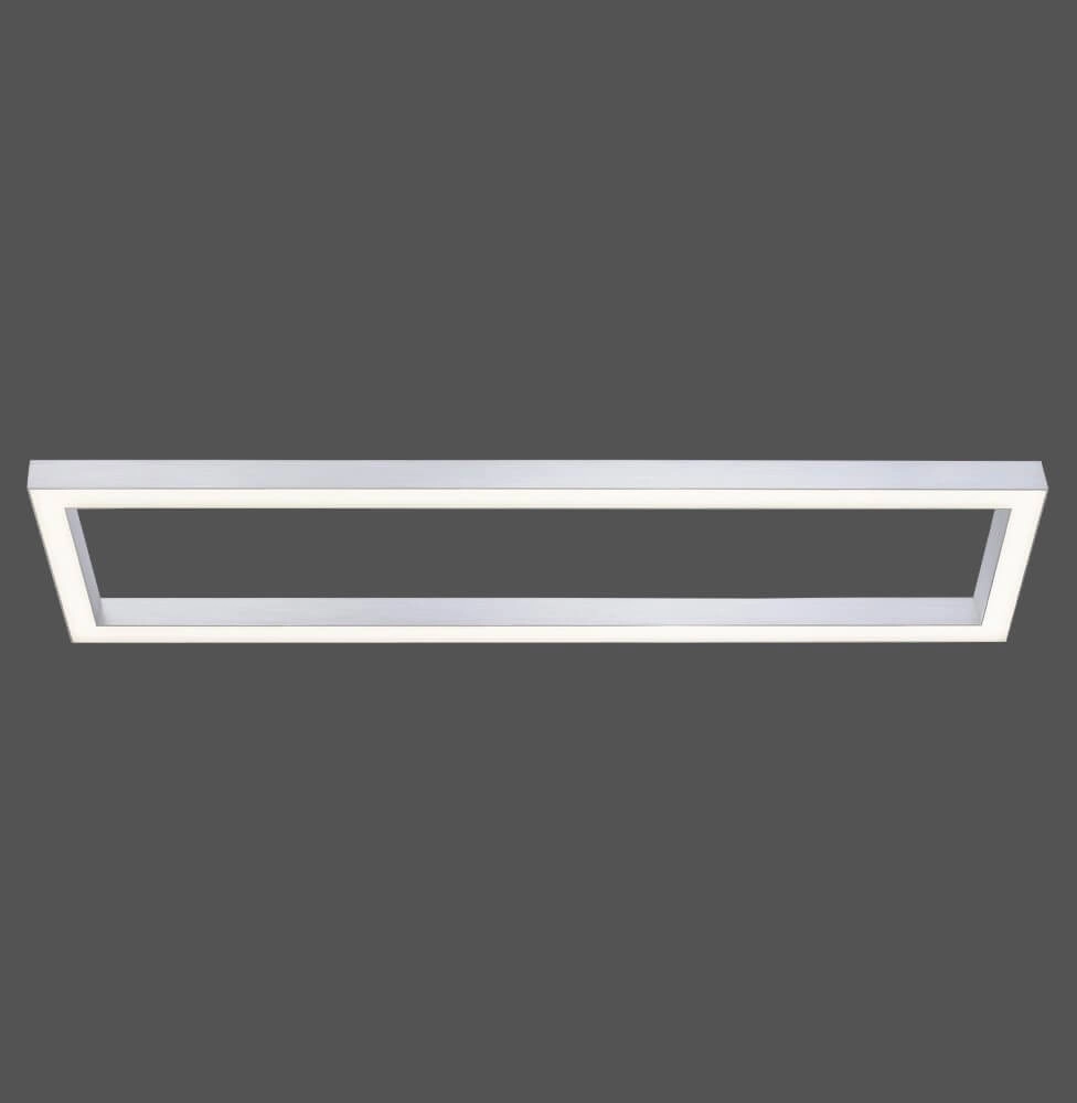 Rectangular ceiling lamp Pure Lines Square aluminum Paul Neuhaus 4012248357934