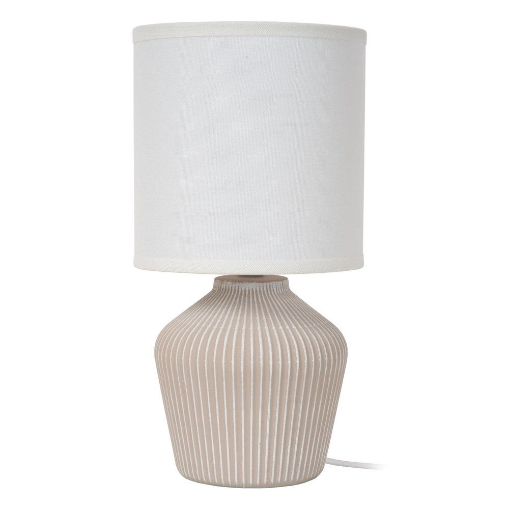 Beautiful table lamp Filiz Ø 16cm cream