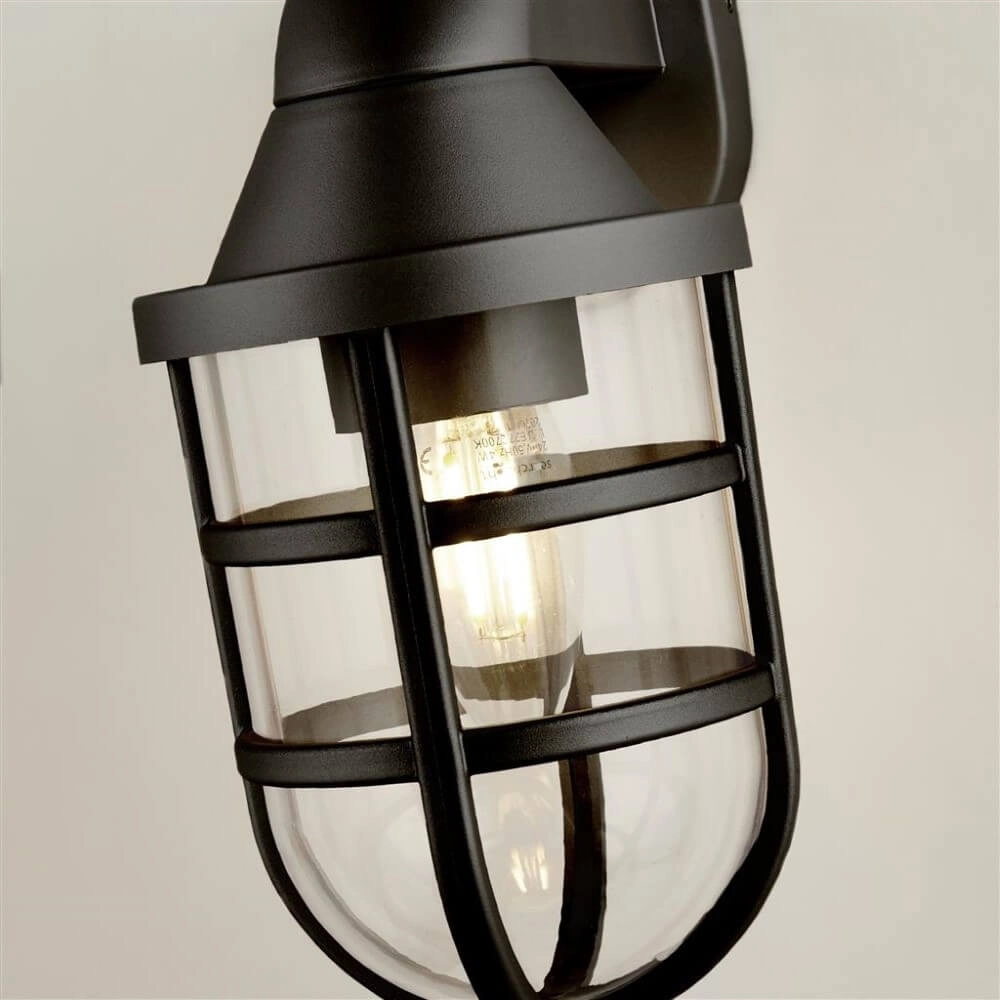Black outdoor lamp Seaside for coastal areas Searchlight 5053423252773