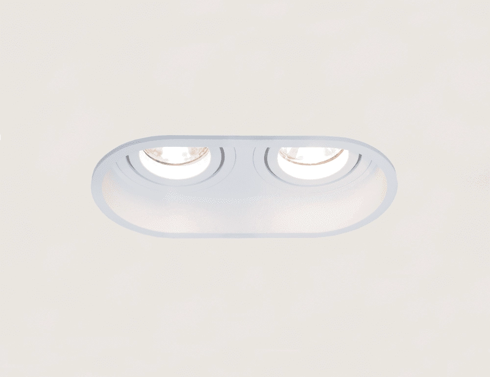 Double recessed spot Rex white Artdelight 8719831735549