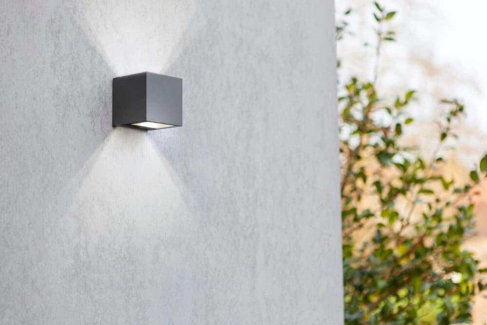 Modern wall lamp Gemini anthracite Lutec 6939412028620