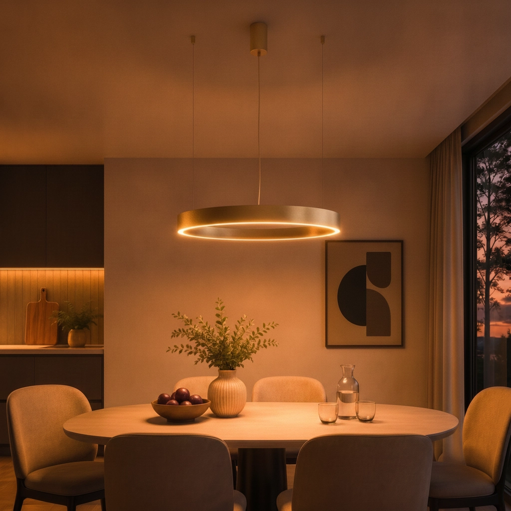 Pendant lamp Motif gold Ø 60cm 3000K