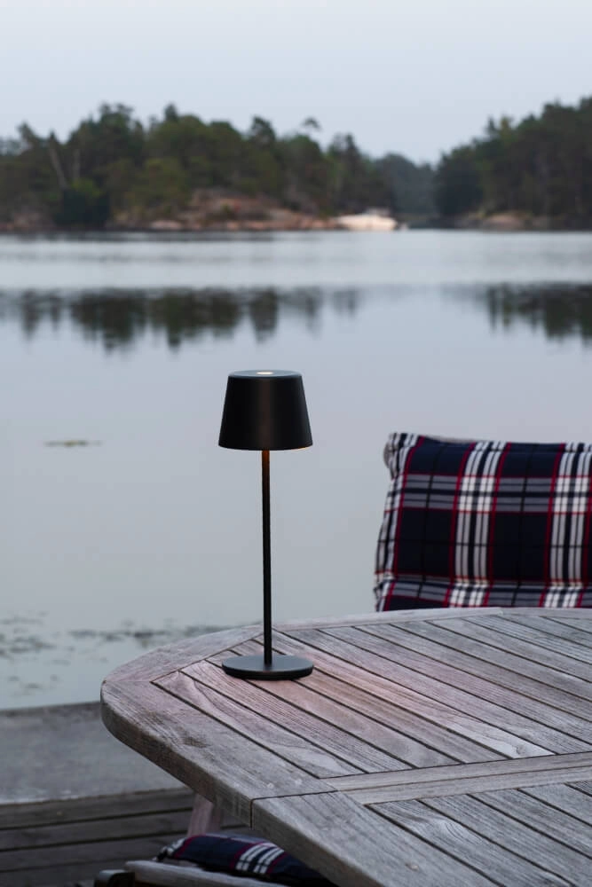 Rechargeable table lamp Vence black KonstSmide 7318307888751