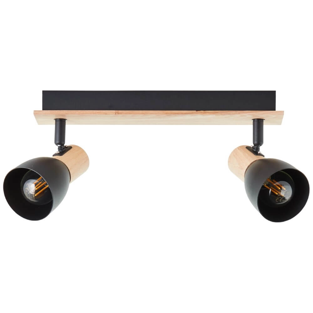 Ceiling light Daintree 2-light black