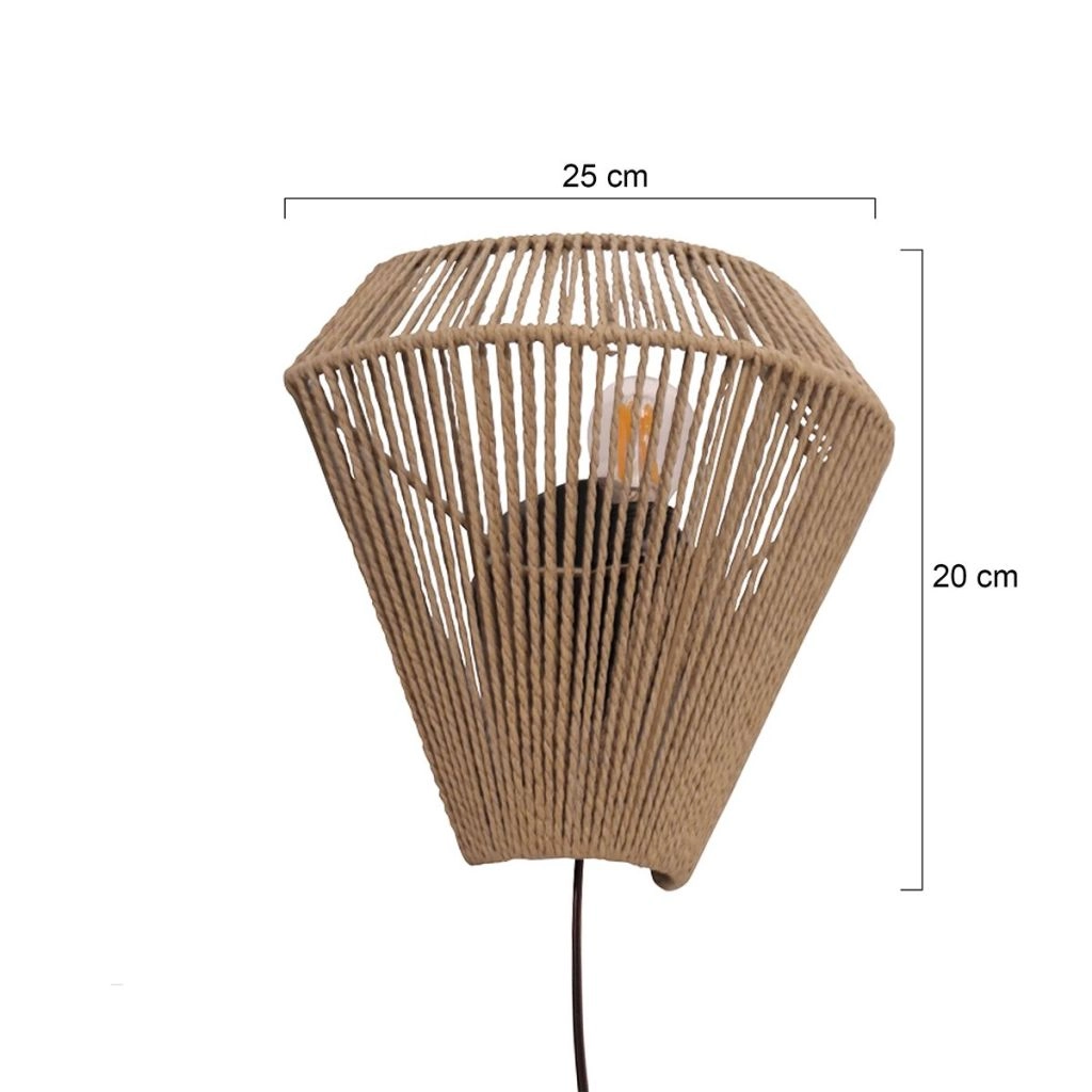 Rattan wall lamp Ropex Rattan Steinhauer 8712746181814
