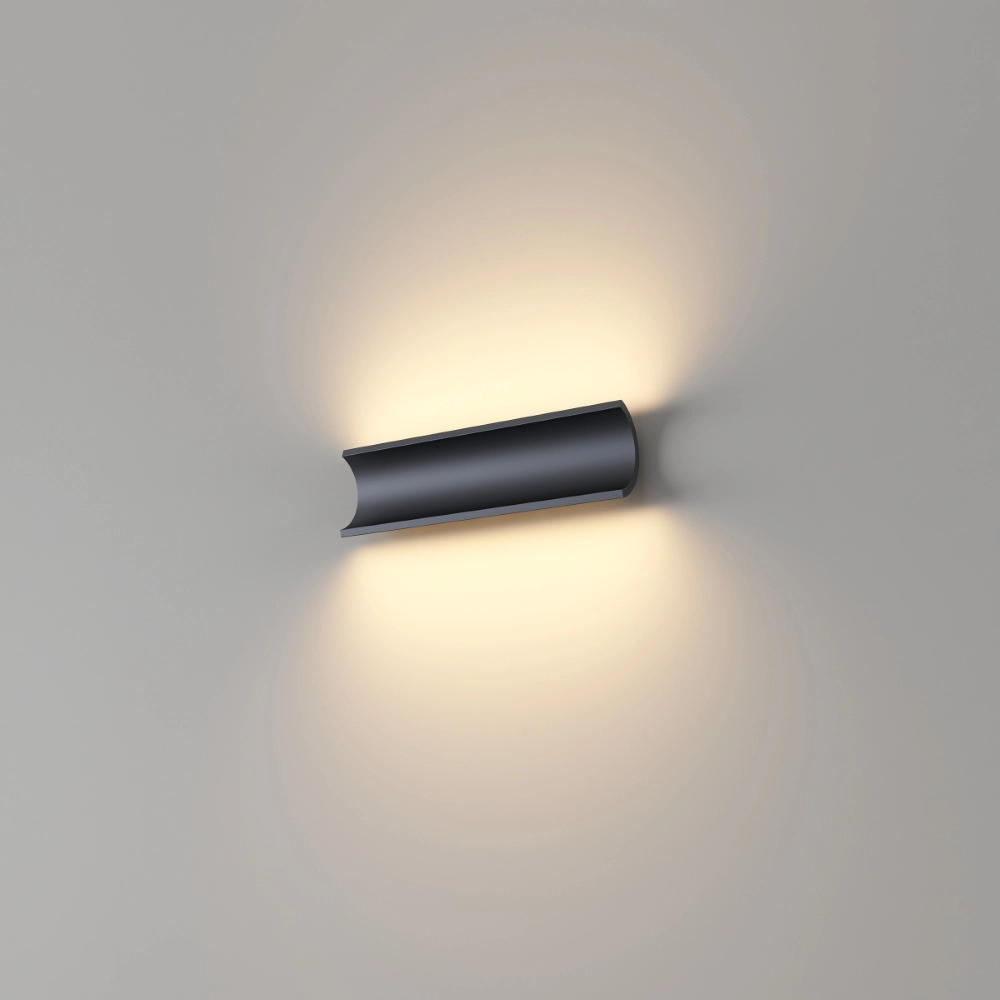 Indirect wall lamp Malibu Up-down - black