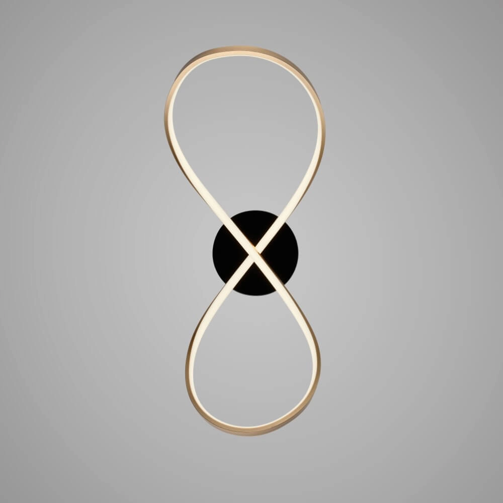 Design ceiling lamp Okta brass/black Just Light 4043689001940