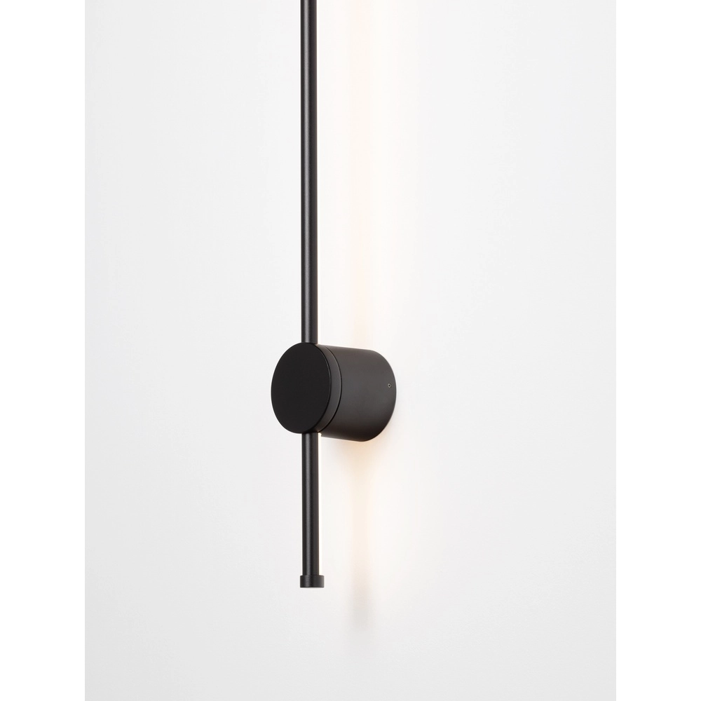 Design wall lamp Ridge black 65cm Lyora 5212017447265