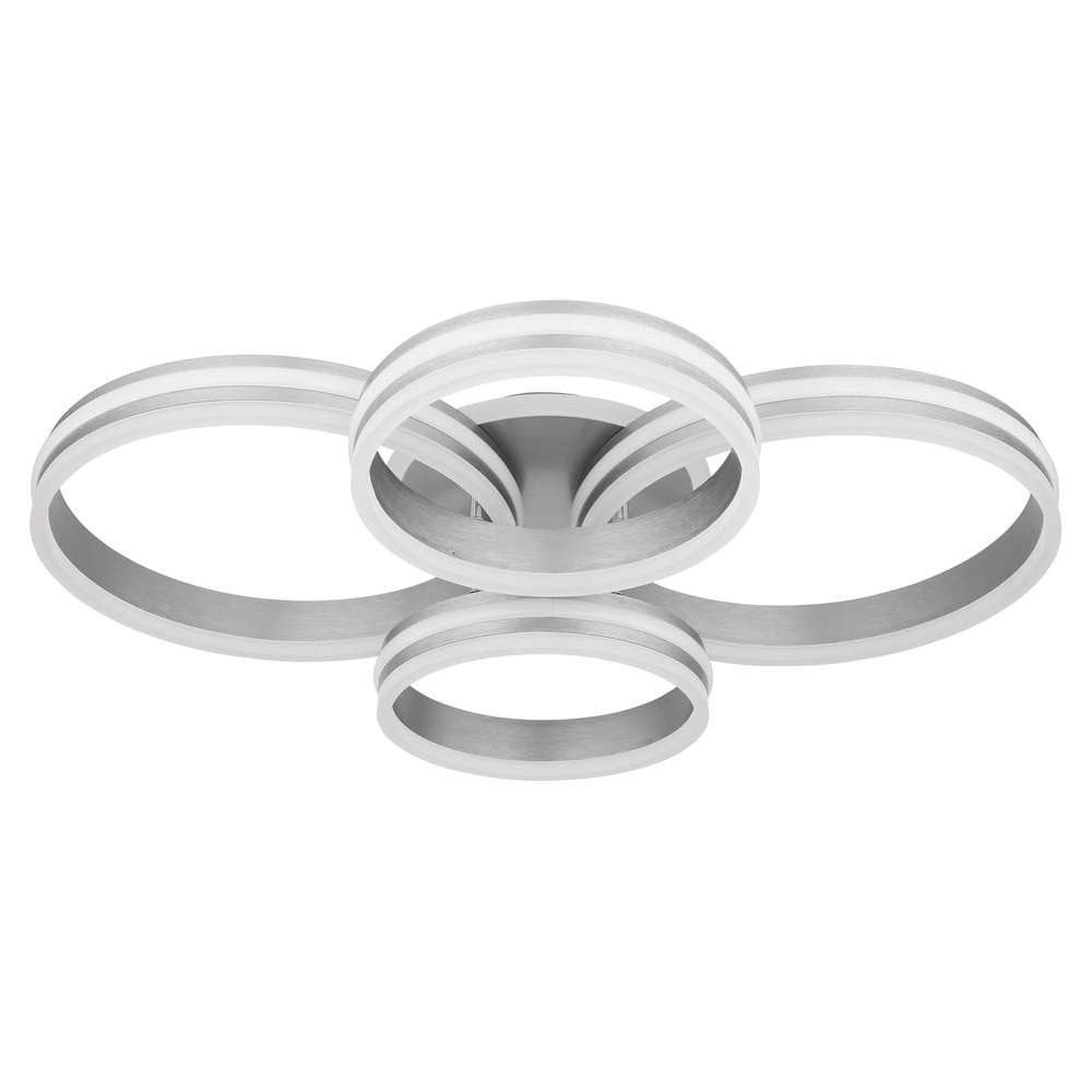 Ceiling lamp Rubio Grey 4 rings Globo 9007371419913
