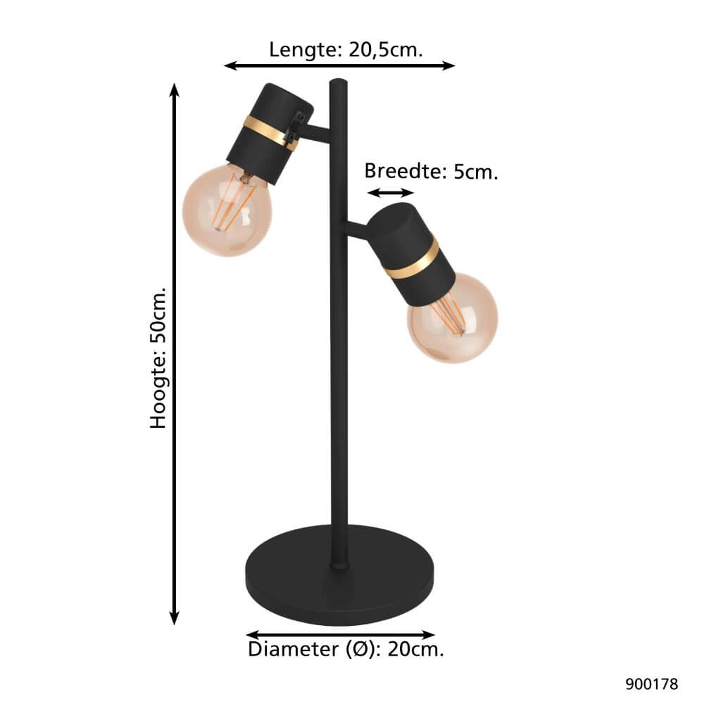 Chic table lamp Lurone Eglo 9008606241149