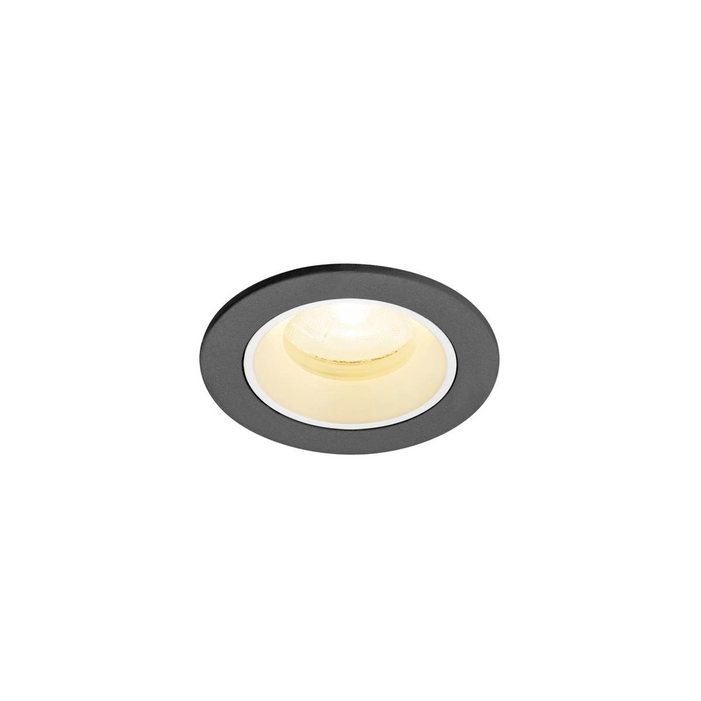 Recessed spotlight Numinos XS black/white 3000K - 20deg
