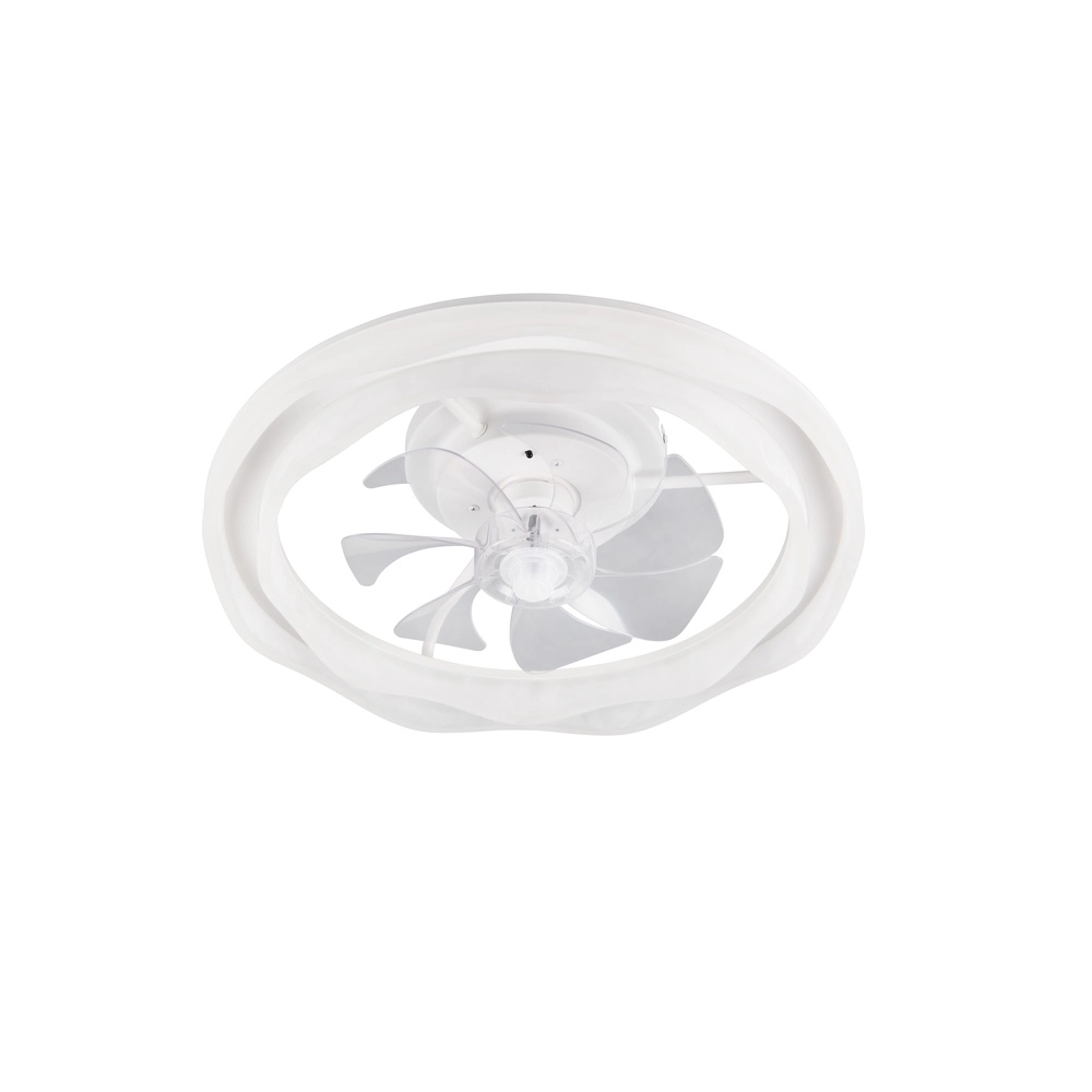 White fan Skaulo design Ø 50cm Trio 4017807698831