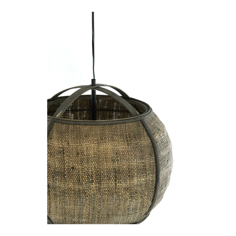 Country Pendant Lamp Bozona brown Ø 41cm Light & Living 8717807843939