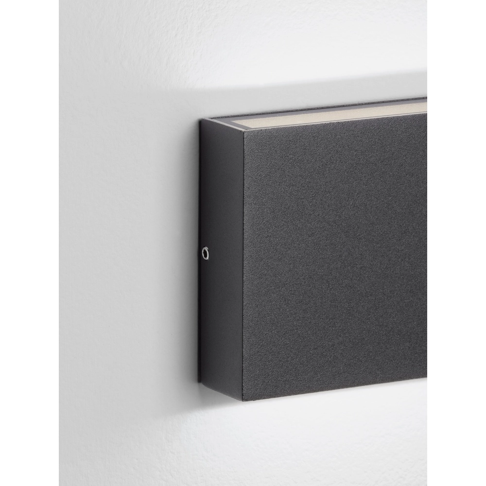 Sleek wall spotlight Tick Up and downlighter black Lyora 5212017453631