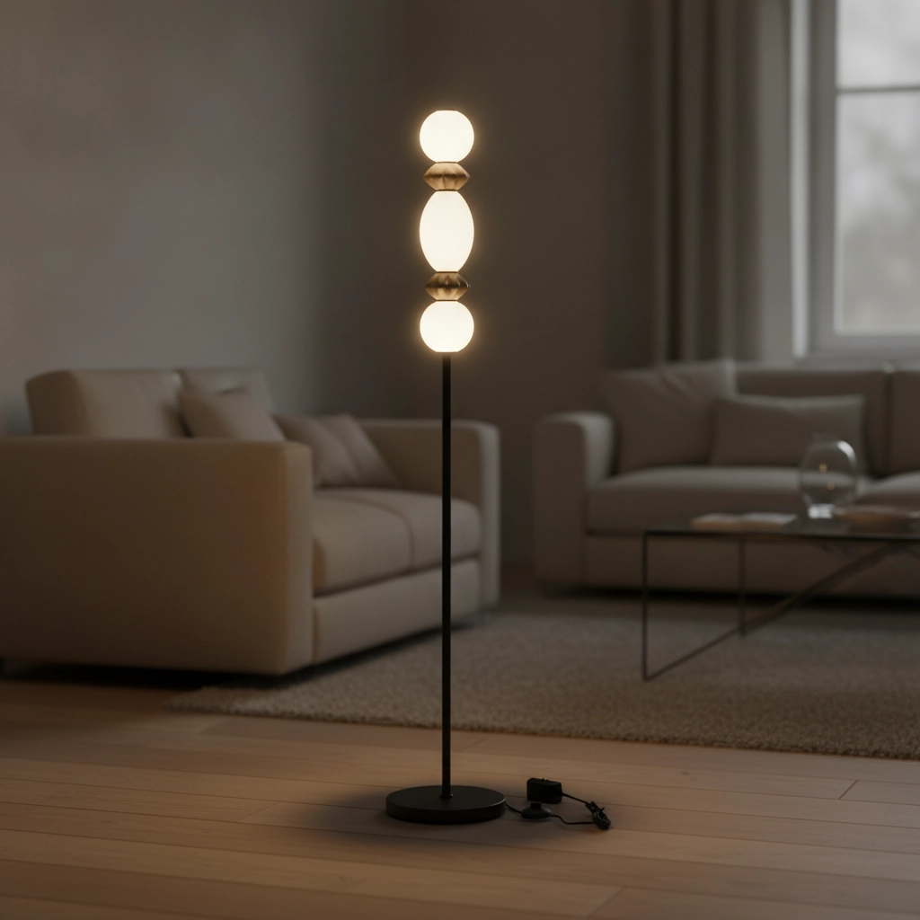 Floor lamp Pallina 160cm