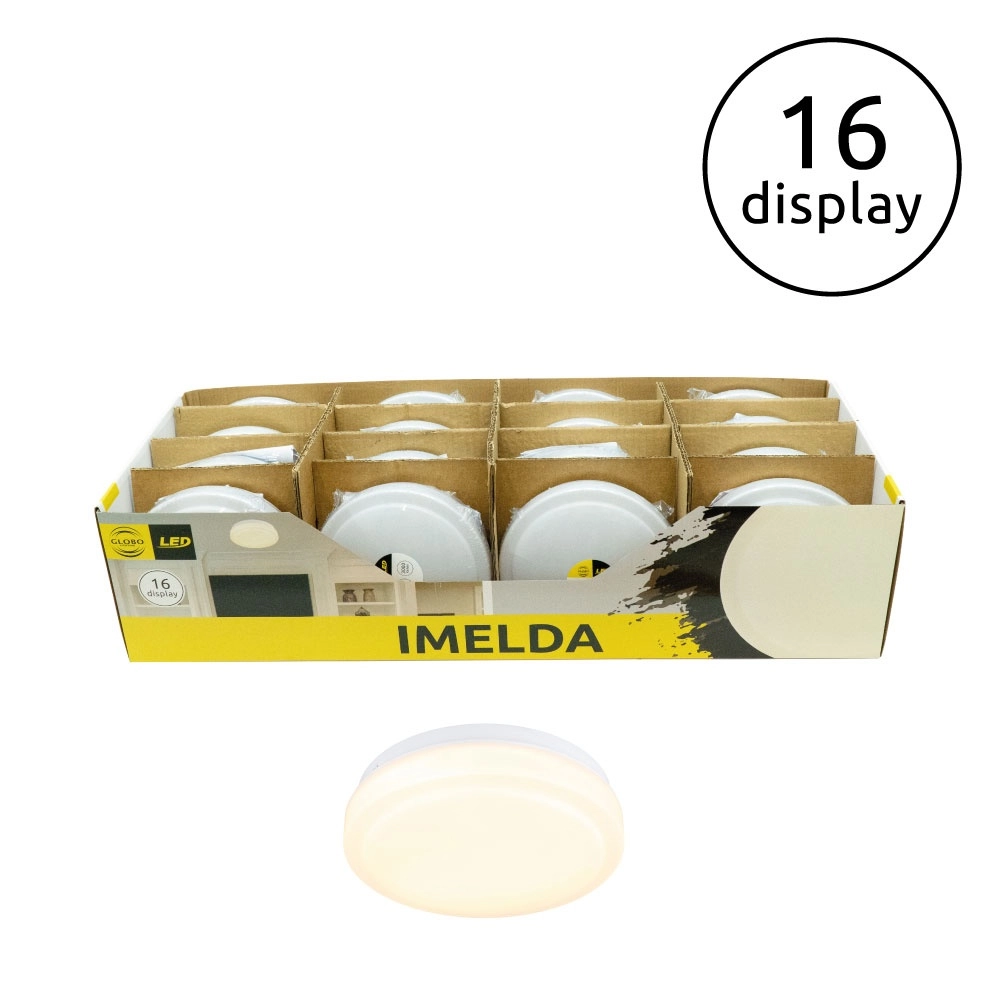 Sleek ceiling light Imelda white Globo 9007371478453