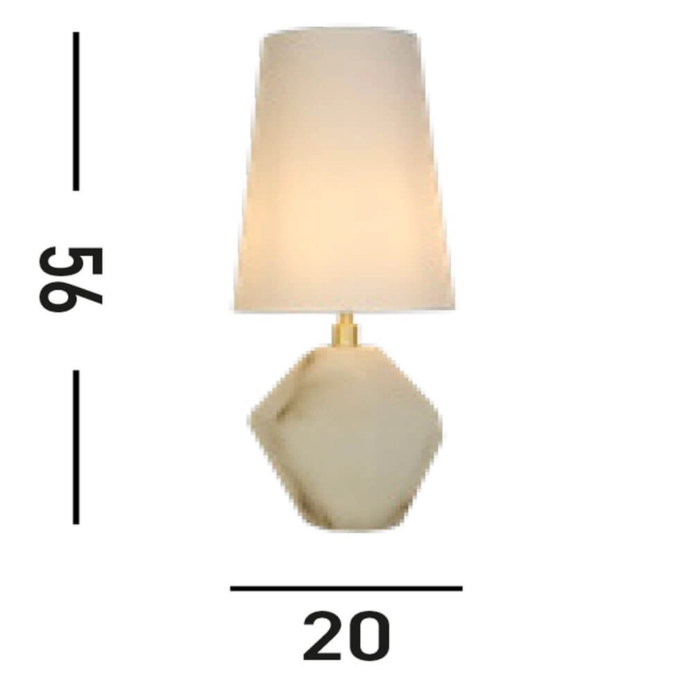 Table lamp Apex white Searchlight 5053423273938