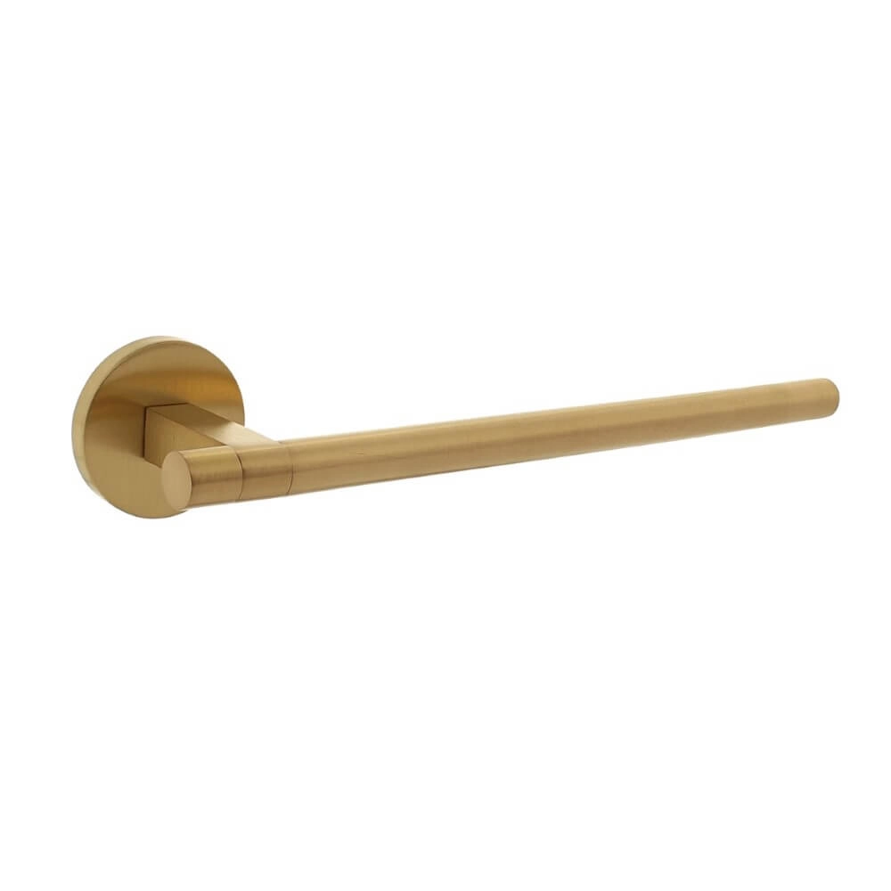 Design door handle Shiraat Right brass matt