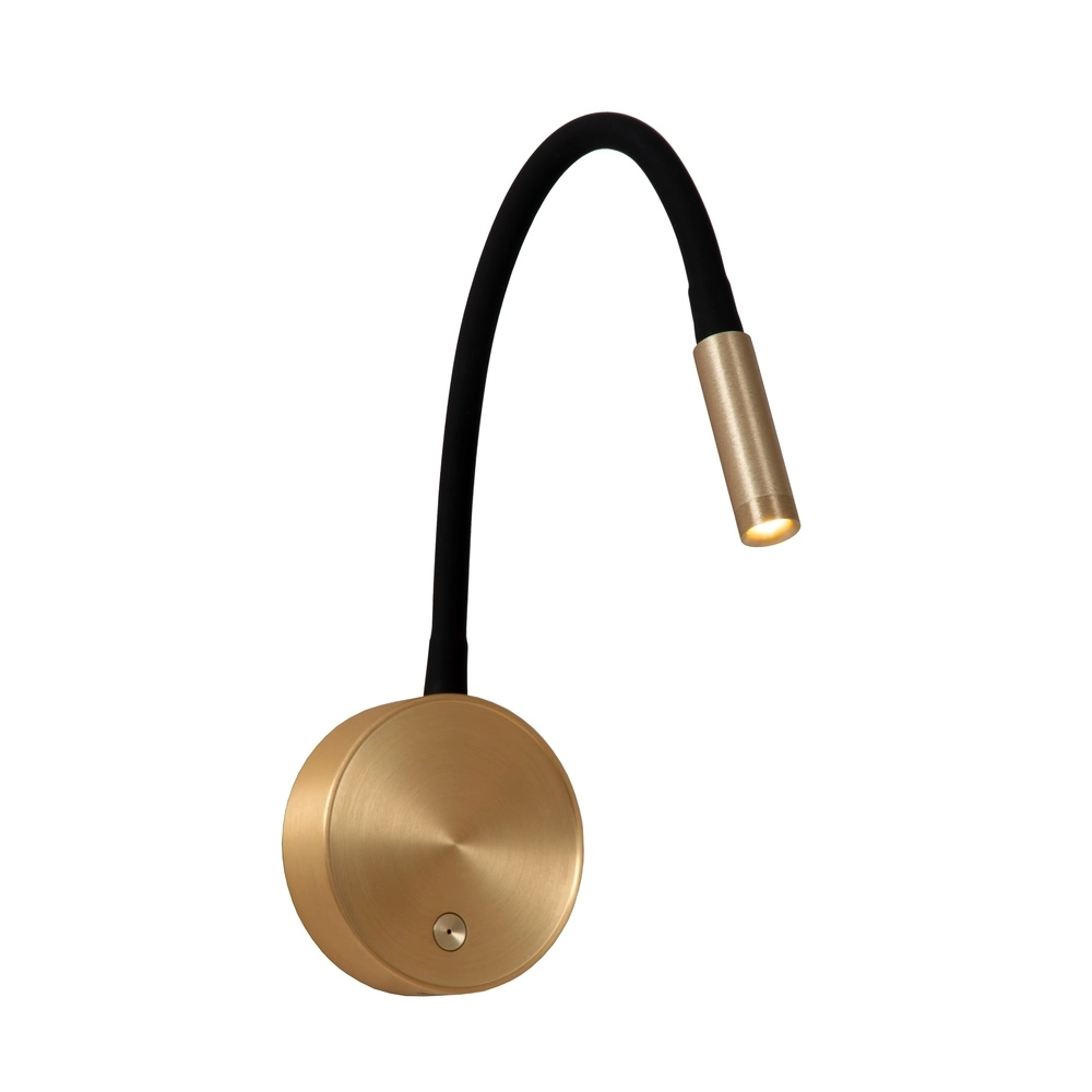 Bedside lamp Asja Dimmable gold