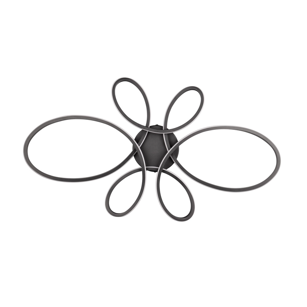 Design ceiling lamp Fly black Trio 4017807600865