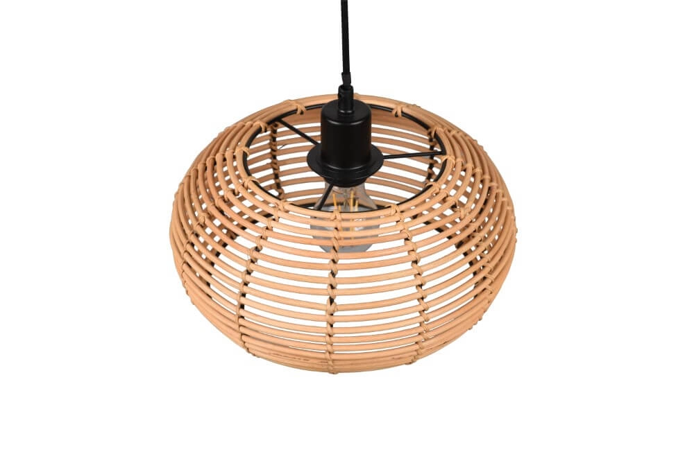 Rattan pendant lamp Inga Ø 30cm Trio 4017807544817