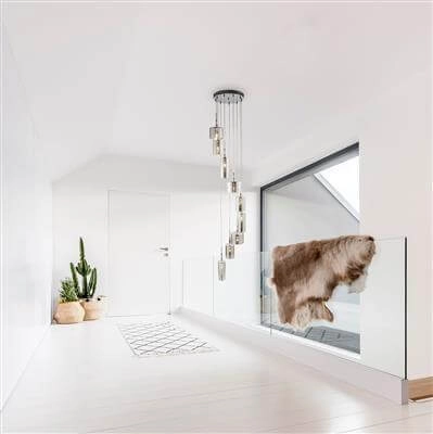 Vide pendant lamp Linen 9-light Searchlight 5053423098111