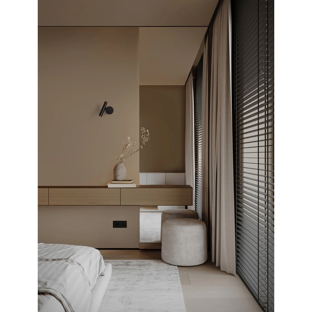 Wall lamp Ciclo black Lyora 5212017478177