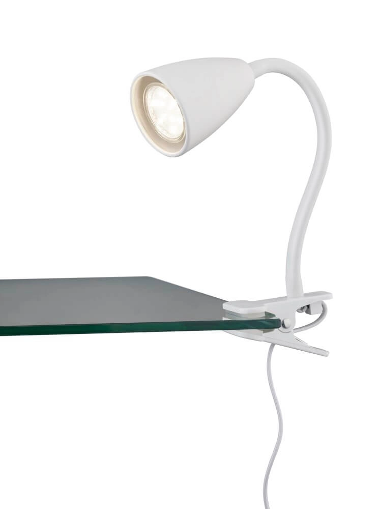 Table lamp Wanda emphatically white