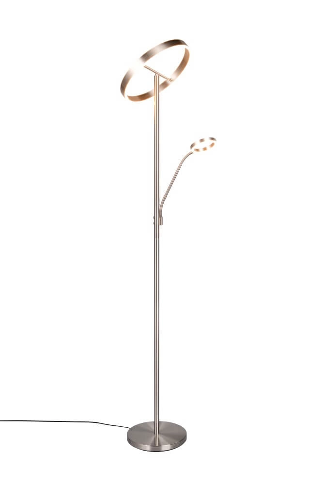 Design reading lamp Willis Stainless Steel - 180cm Trio 4017807618129