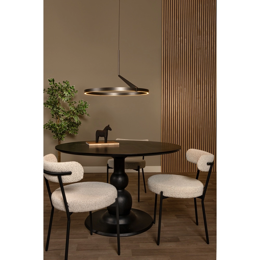 Sleek LED pendant light Applause Brushed metal - Ø 60cm Premium by Lucide 5411212221827