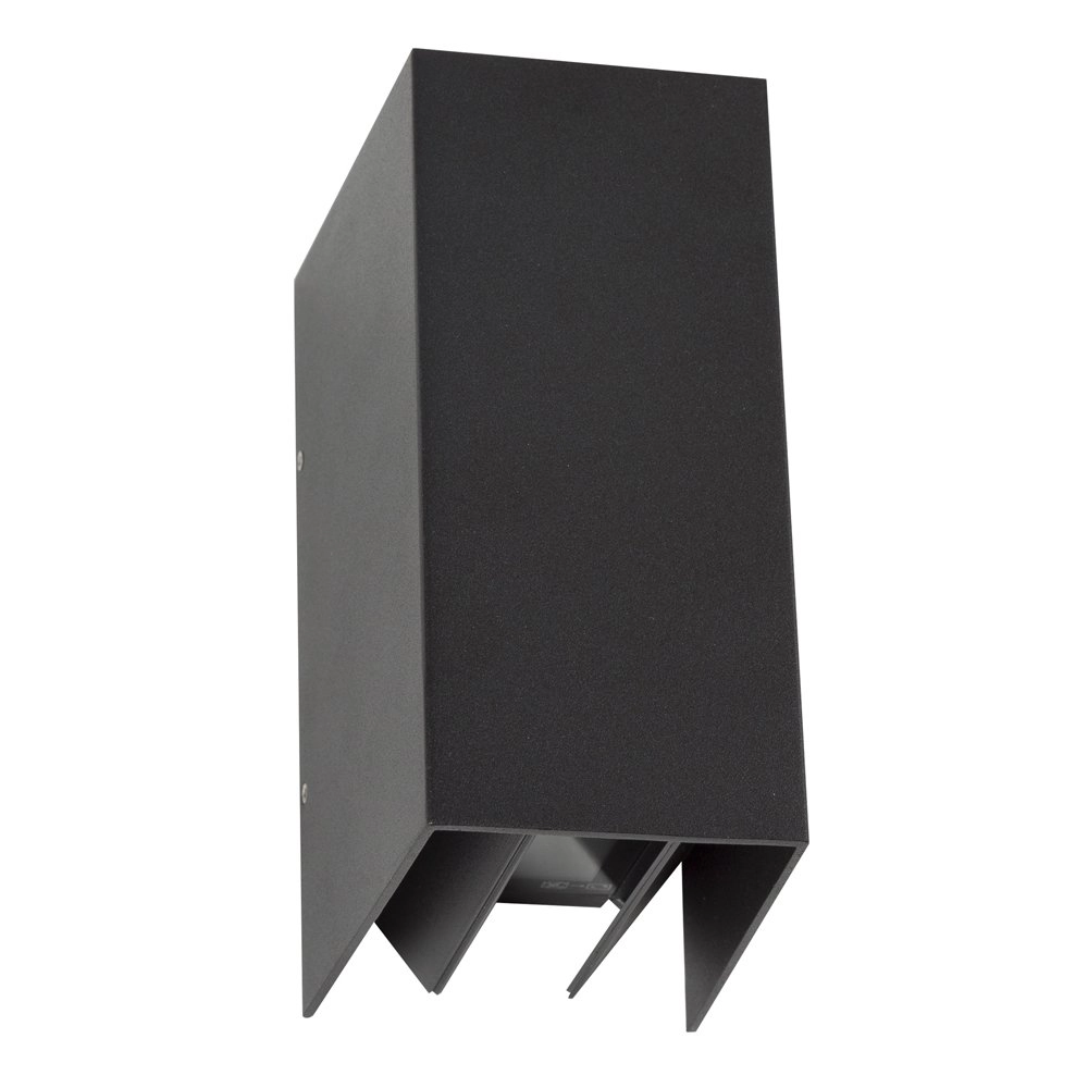 Up and downlight Channel Adjustable Black