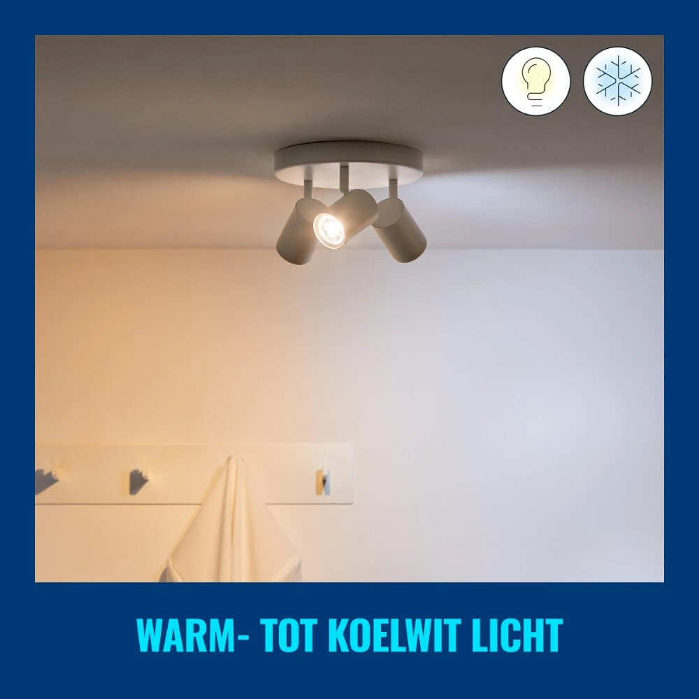 3-light surface-mounted spotlight Imageo smart - white WiZ 8719514554511