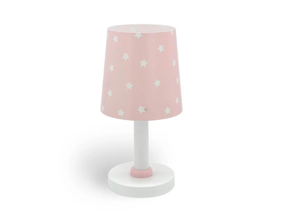 Children's room table lamp Star Light soft pink