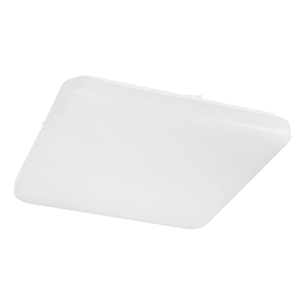 Square ceiling light Pogliola white 43cm