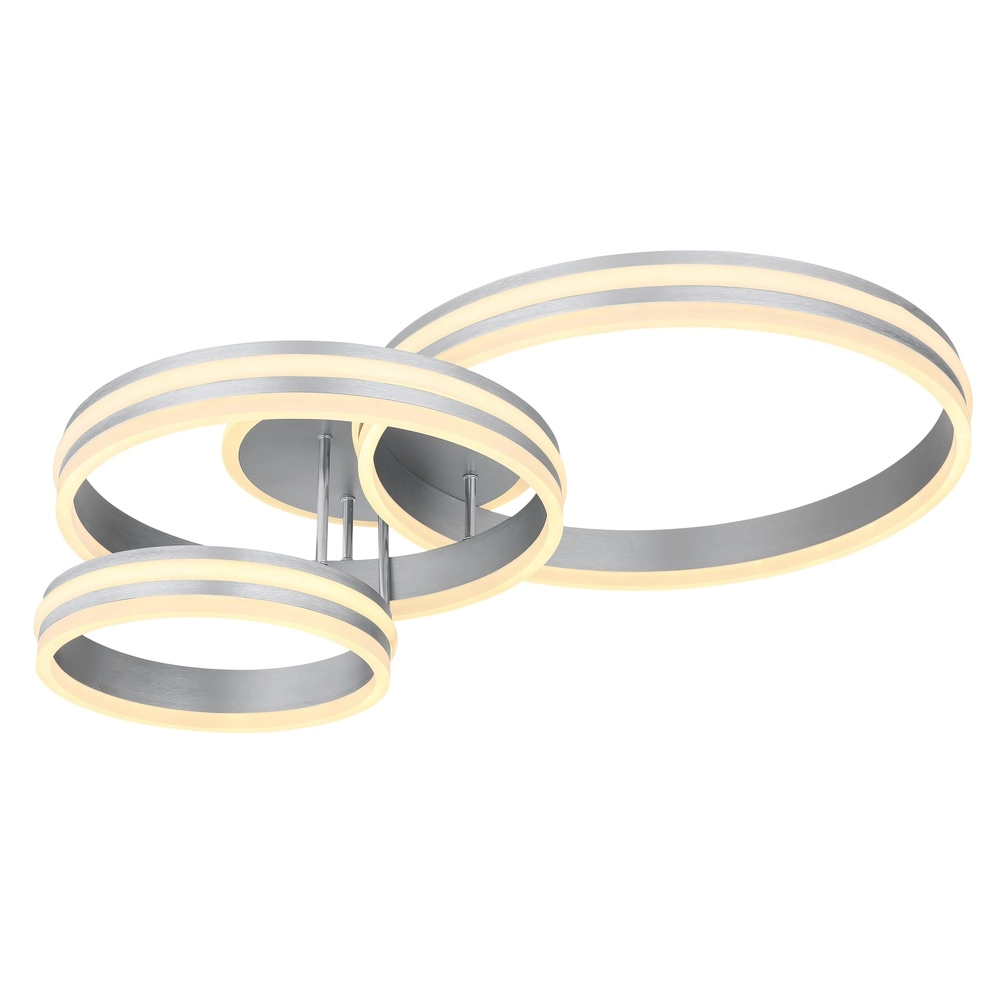 Ceiling lamp Rubio Grey 3 rings Globo 9007371425914