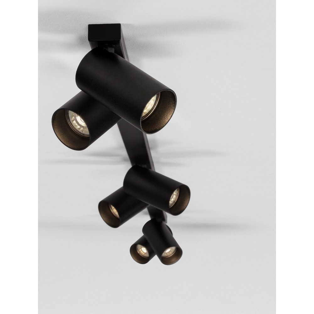 6-light ceiling lamp Oso black Lyora 5212017465108