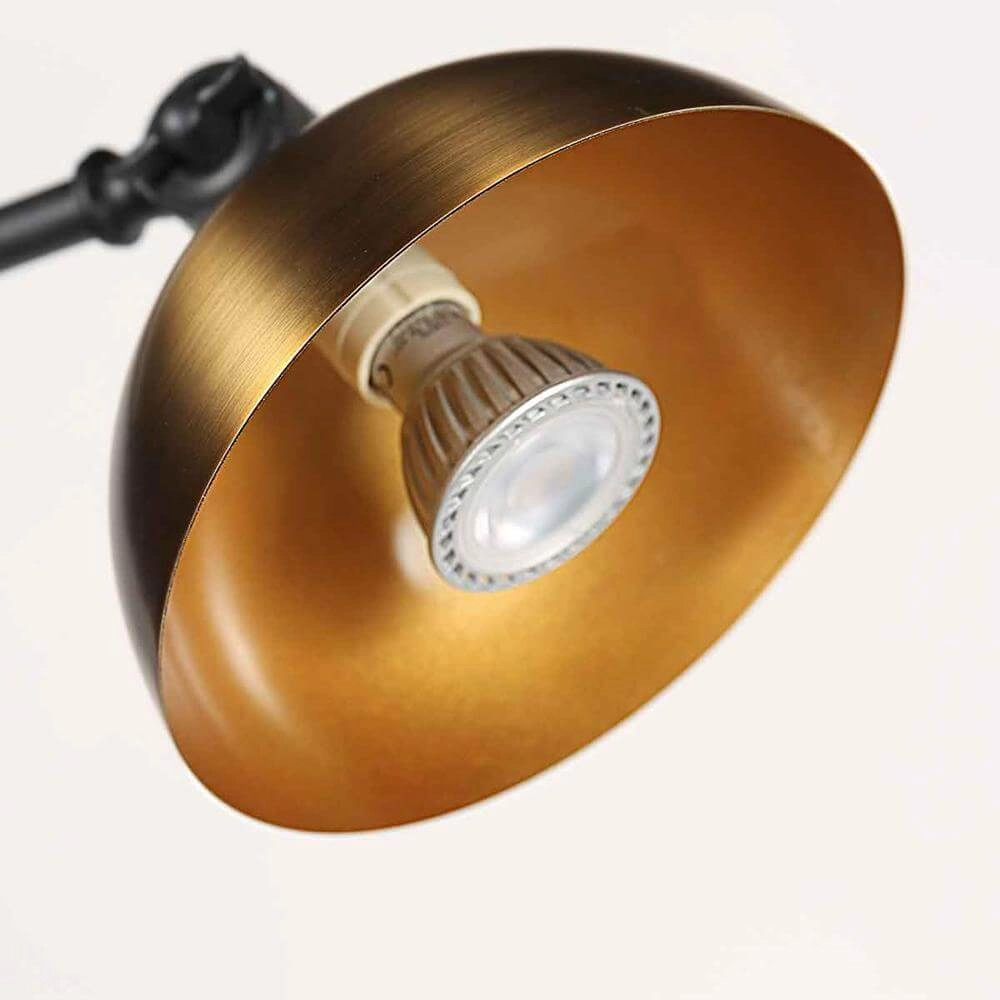Wall lamp Pintino black with bronze Steinhauer 8712746176506