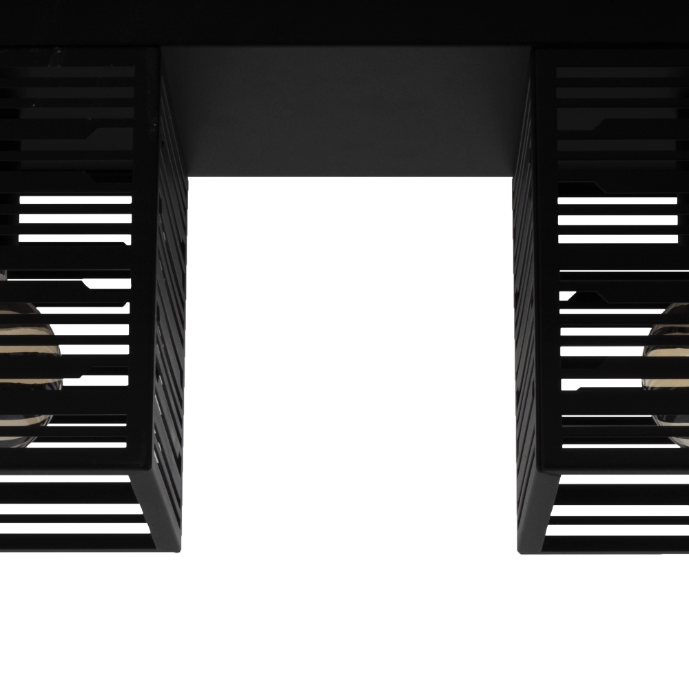 Ceiling lamp Piedritas black - 2x E27 Eglo 9008606235711