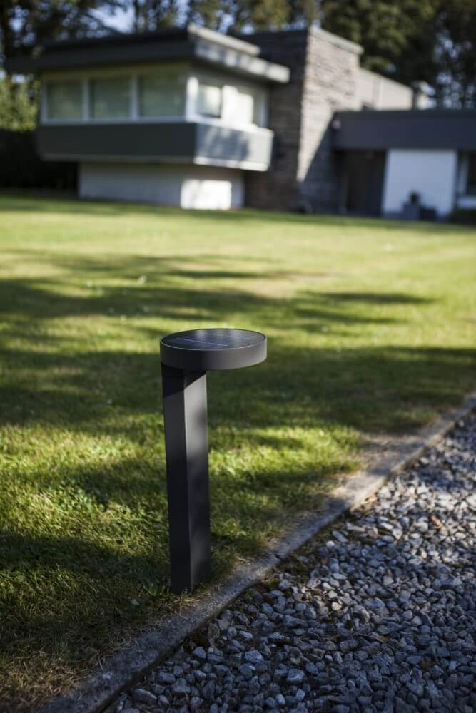 Solar garden lamp Diso anthracite Lutec 6939412077314