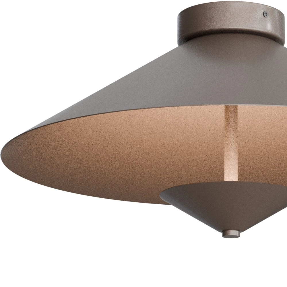 Ceiling lamp Ceppo cocoa brown Ø 45cm Masterlight 8718121389677
