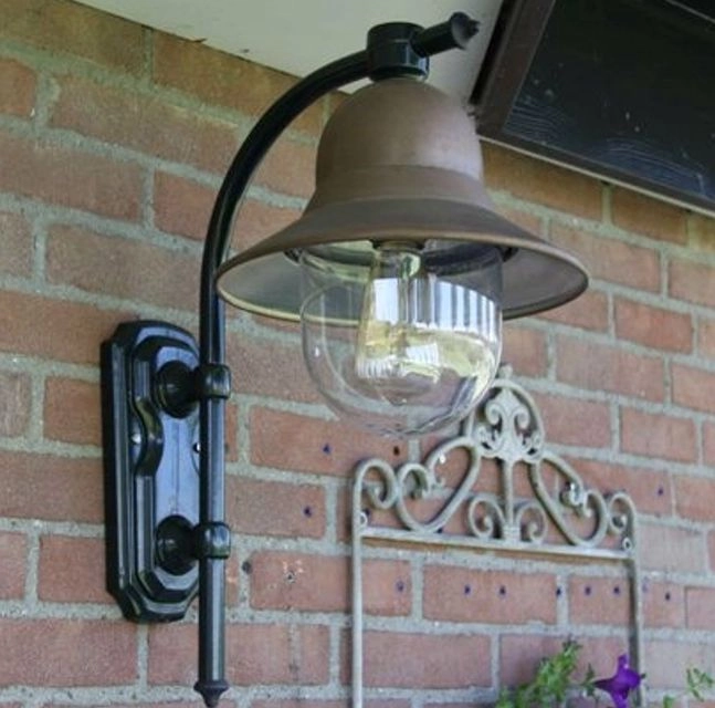 Classic outdoor lamp Toscane copper - black KS Verlichting 8714732510349