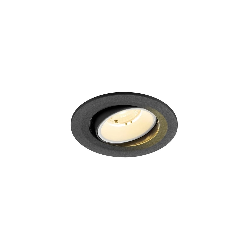Recessed spotlight Numinos Move S black/white 3000K - 40deg