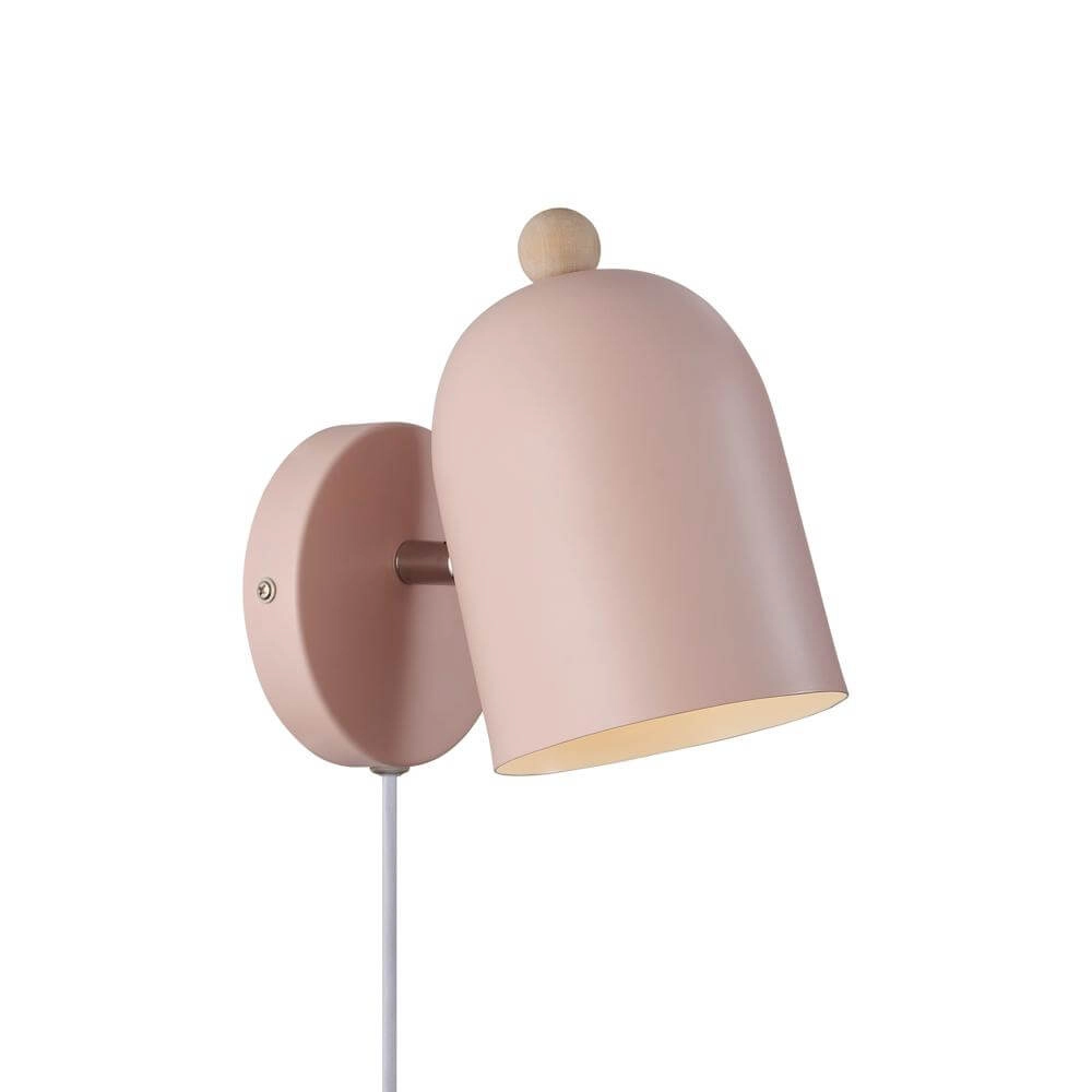 Pink wall lamp Gaston design