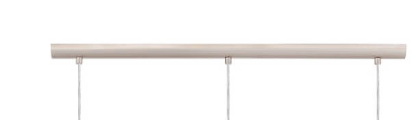 Dining room hanging lamp Selvino 3-light stainless steel with smoke glass Eglo 9002759986957