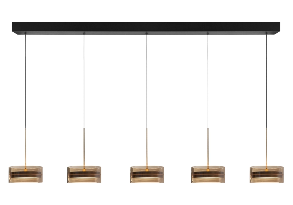 5-light pendant lamp Enzo dimmable