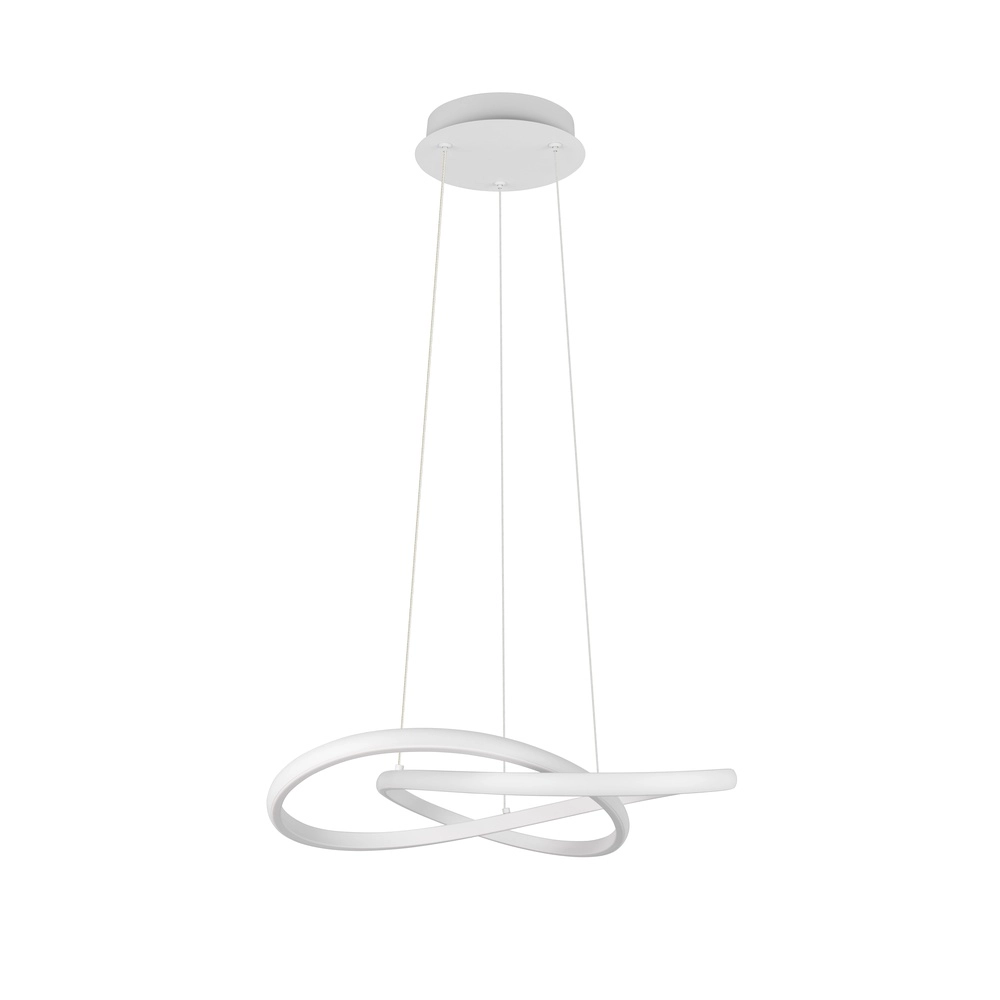 Design pendant lamp Mansa white Trio 4017807682151
