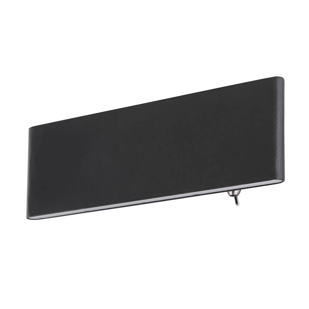 Design wall lamp Siegfried S black with switch Globo 9007371402366