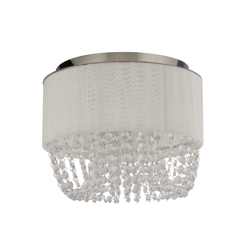 Ceiling lamp Bellano chrome Ø 30cm Searchlight 5053423306834