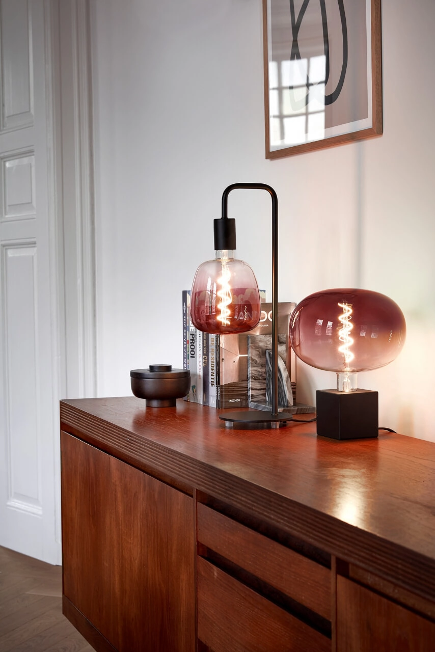 Black table lamp Calexa Circle 8712879147381