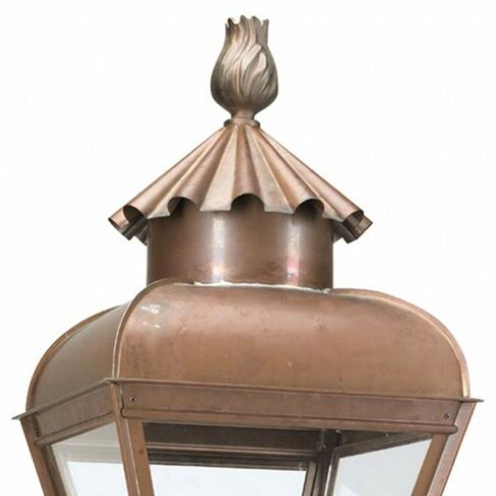 Copper lantern lamp Jan vd Heijden 100cm copper brown KS Verlichting 8714732144704